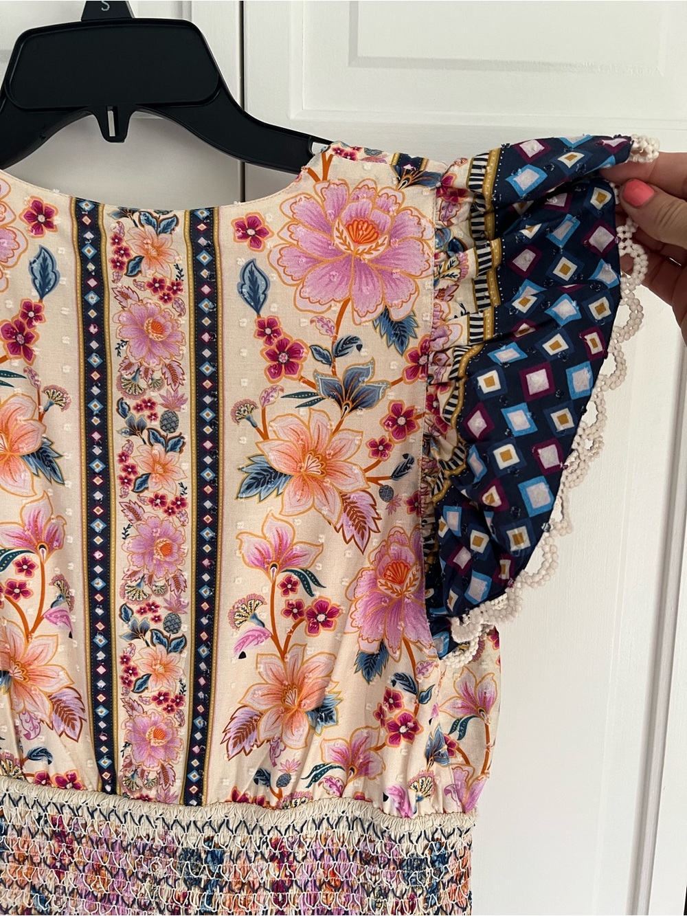 Farm Rio Superbloom Tapestry Maxi Dress in “Superbloom Tapestry Cream” - Picture 5 of 6